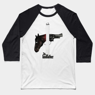 Horse Pistol Godfather Baseball T-Shirt